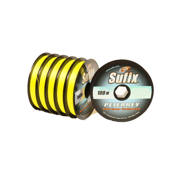 Multifilamento Sufix Pejerrey Amarillo - 100 mts. - 0.19mm - 20lbs