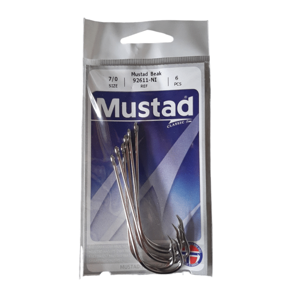 Anzuelo Mustad 92611 Pata Larga Carnada Variada 7 0