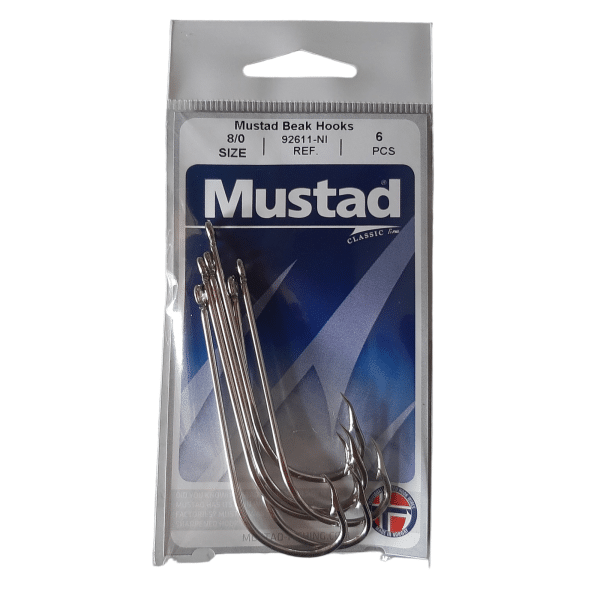 Anzuelo Mustad 92611 Pata Larga Carnada Variada 8 0