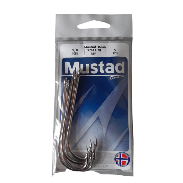 Anzuelo Mustad 92611 Pata Larga Carnada Variada 9 0