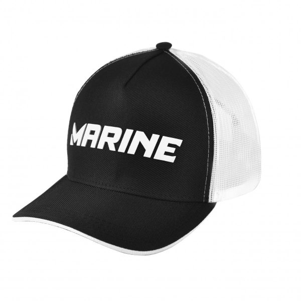 Gorra Marine Negra Letras Blancas de Red