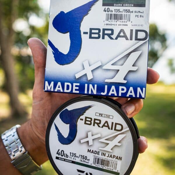 Multifilamento Daiwa J-Braid X4 0.25mm- 30lbs- 150yds - Imagen 3
