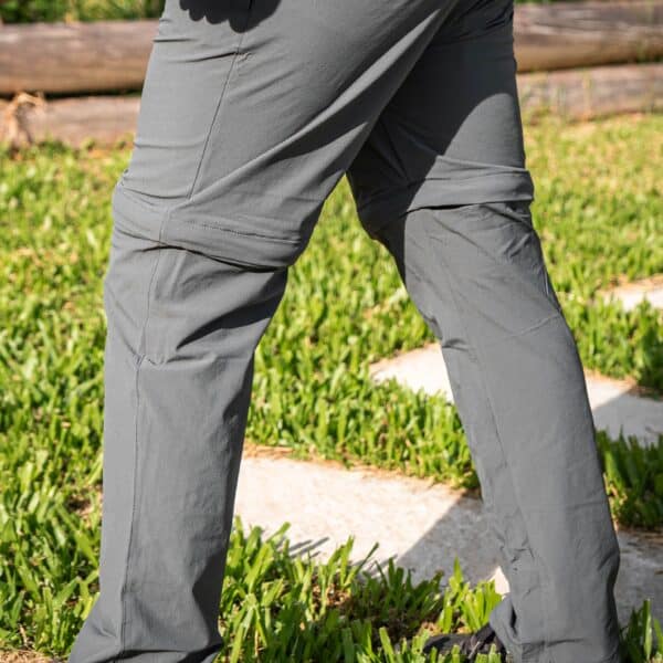 Pantalon Payo Cargo Desmontable Color Gris - Imagen 7