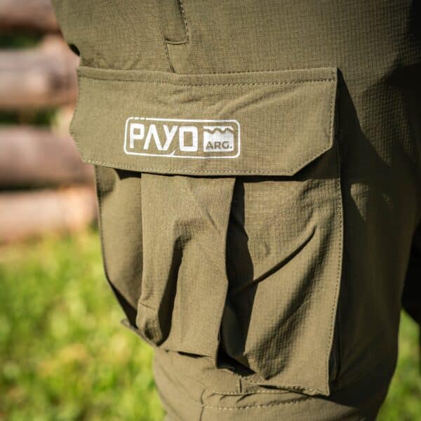 Pantalon Payo Cargo Desmontable Color Verde - Imagen 3