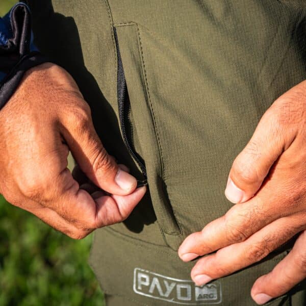 Pantalon Payo Cargo Desmontable Color Verde - Imagen 4