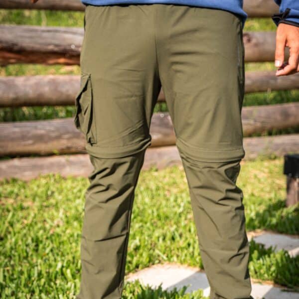 Pantalon Payo Cargo Desmontable Color Verde - Imagen 6