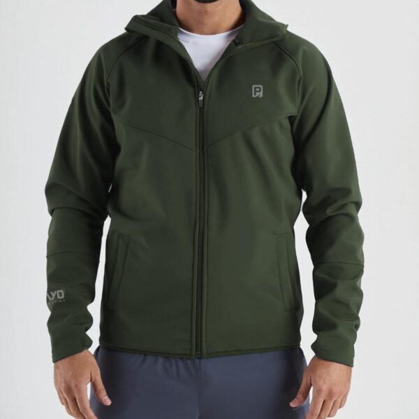 Campera Payo Soft Shell Color Verde 1