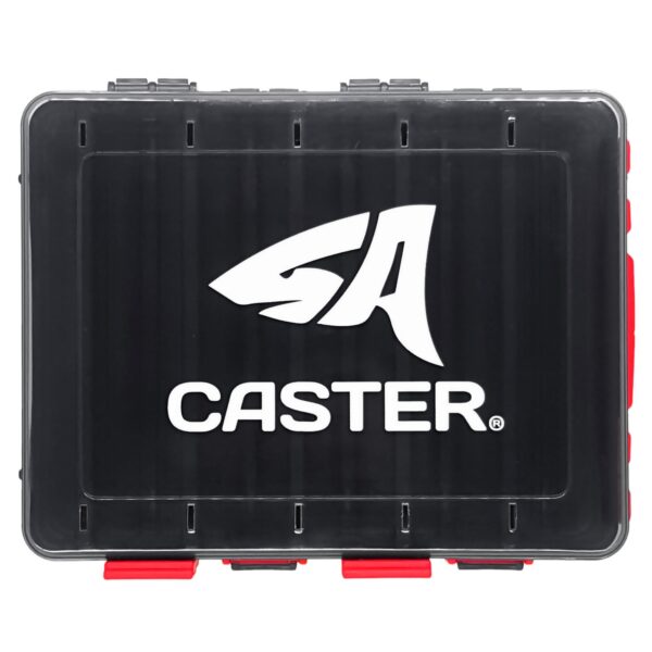 Caja Caster Para Señuelos Doble Faz 12 Divisiones - 20,5 x 17 x 5cm - TBOX-001