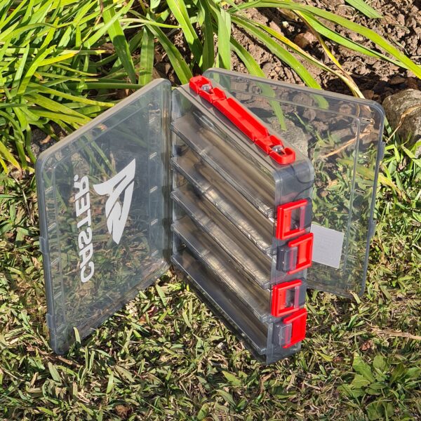 Caja Caster Para Señuelos Doble Faz 12 Divisiones - 20,5 x 17 x 5cm - TBOX-001 - Imagen 4