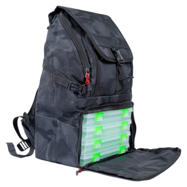 Mochila Señuelera Red Fish - Tamaño 3600 - Negra - Imagen 2