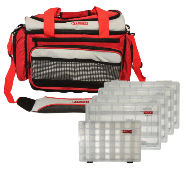 Bolso Tech Magnum Tamaño Gigante 3700 + 4 Cajas Tech 3700 + 1 Caja Tech 3600