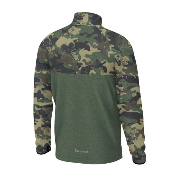 Buzo Micro Polar Payo Camu Verde - Imagen 2